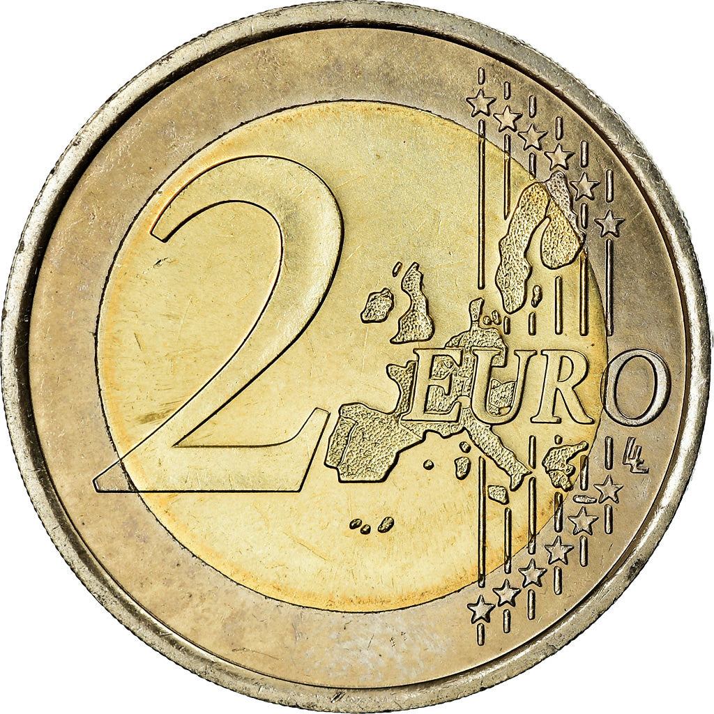 Monaco, 2 Euro, 2003, MS(63), Bimetaliczny, KM:174