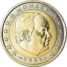 Monaco, 2 Euro, 2003, UNZ, Bi-Metallic, KM:174