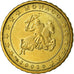 Monaco, 10 Euro Cent, 2002, AU(55-58), Brass, KM:170
