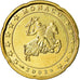 Monaco, 20 Euro Cent, 2002, SUP, Laiton, KM:171