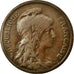 Moneta, Francia, Dupuis, 10 Centimes, 1916, MB+, Bronzo, KM:843, Gadoury:277