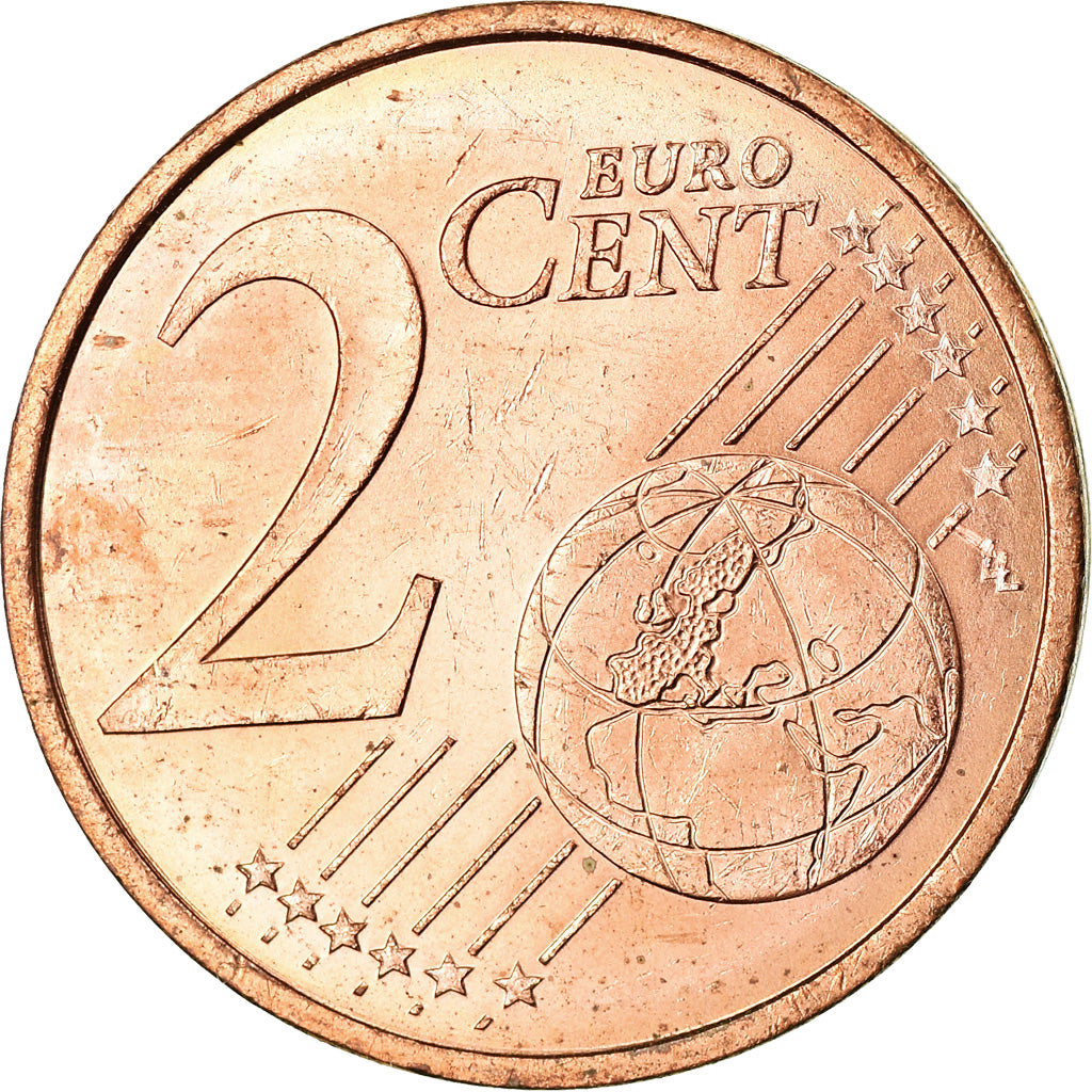 Mónaco, 2 Euro Cent, 2001, MS(63), Aço Cromado a Cobre, KM:168