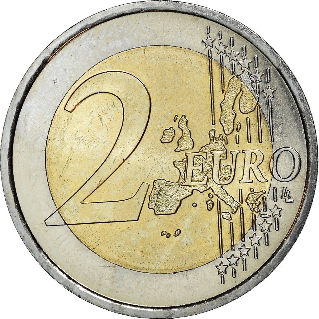 Monaco, 2 Euro, 2002, Paris, MS(63), Bimetaliczny, KM:174