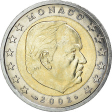 Monaco, 2 Euro, 2002, Paris, MS(63), Bimetaliczny, KM:174