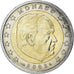 Monaco, 2 Euro, 2002, Paris, MS(63), Bimetaliczny, KM:174