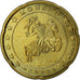 Monaco, 20 Euro Cent, 2002, MS(63), Brass, KM:171