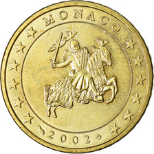 Monaco, 50 Euro Cent, 2002, SPL, Ottone, KM:172