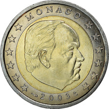 Monaco, 2 Euro, 2003, MS(63), Bi-Metallic, KM:174