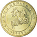 Monaco, 50 Euro Cent, Prince Rainier III, 2003, MS(63), Brass, KM:172