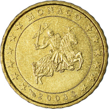 Monaco, 10 Euro Cent, 2003, MS(63), Brass, KM:170