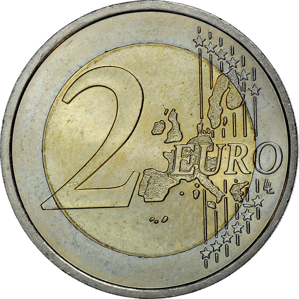 Monaco, 2 Euro, 2001, UNZ, Bi-Metallic, KM:186