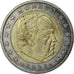 Monaco, 2 Euro, 2001, MS(63), Bi-Metallic, KM:186