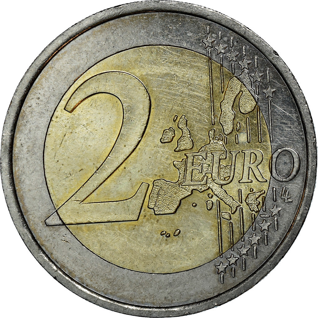 Monaco, 2 Euro, 2001, MS(63), Bi-Metallic, KM:186