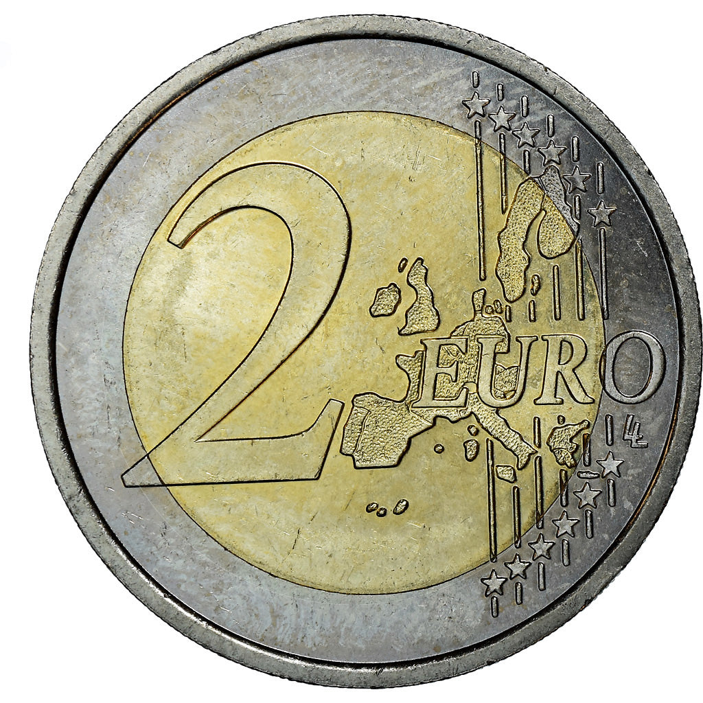 Monaco, 2 Euro, 2001, MS(63), Bi-Metallic, KM:186