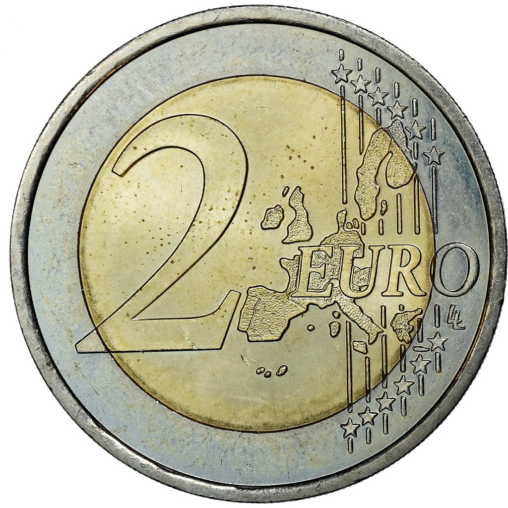 Monaco, 2 Euro, 2001, UNZ, Bi-Metallic, KM:186