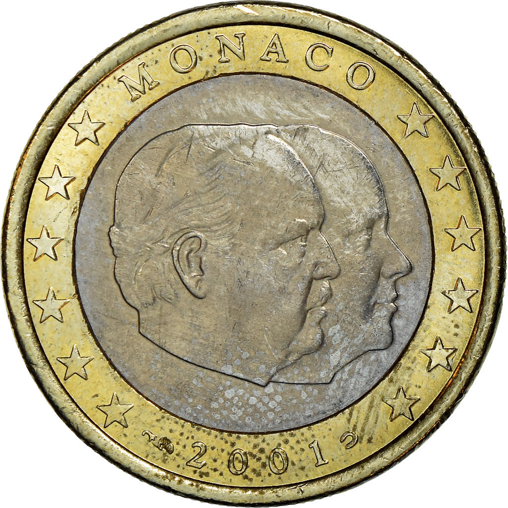 Monaco, Euro, 2001, SPL, Bi-metallico, KM:173