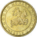 Monaco, 10 Euro Cent, 2001, VZ, Messing, KM:170