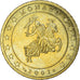 Monaco, 50 Euro Cent, 2001, AU(55-58), Brass, KM:172
