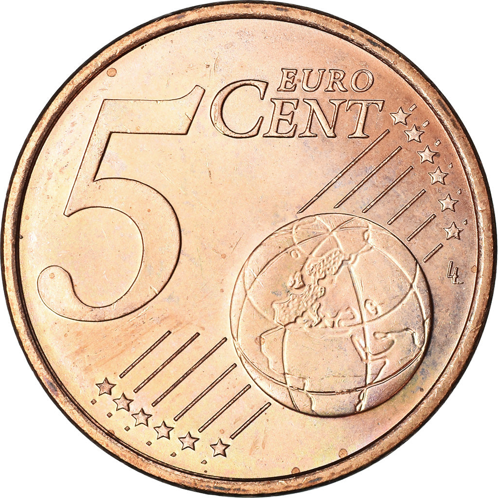 Monaco, 5 Euro Cent, 2001, AU(55-58), Copper Plated Steel, KM:169