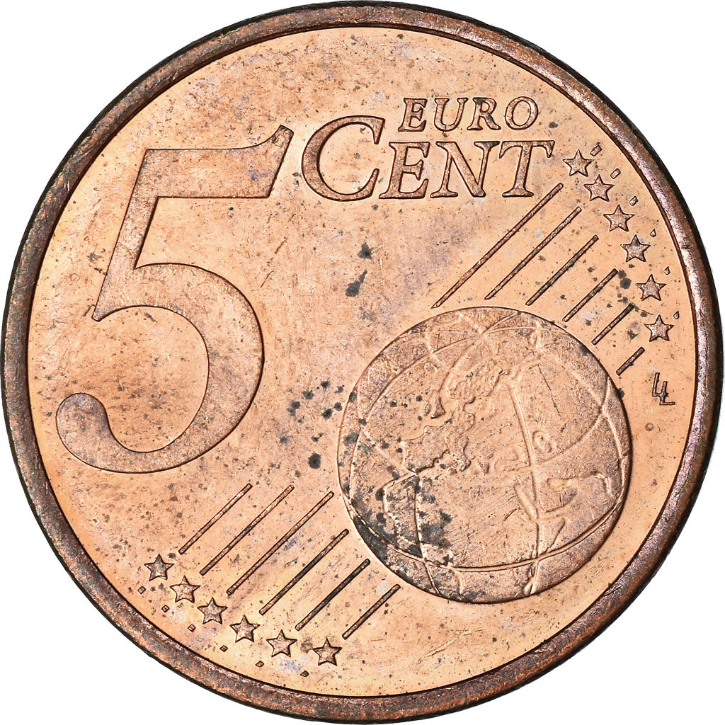 Monaco, 5 Euro Cent, 2001, AU(55-58), Copper Plated Steel, KM:169