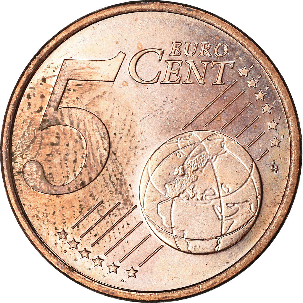 Monaco, 5 Euro Cent, 2001, AU(55-58), Copper Plated Steel, KM:169