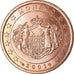Monaco, 5 Euro Cent, 2001, AU(55-58), Copper Plated Steel, KM:169
