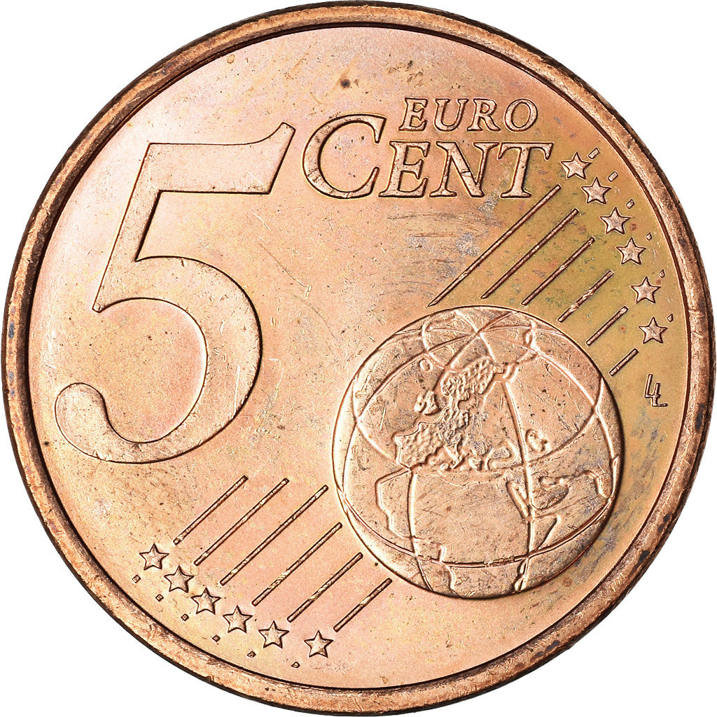 Monaco, 5 Euro Cent, 2001, AU(55-58), Copper Plated Steel, KM:169
