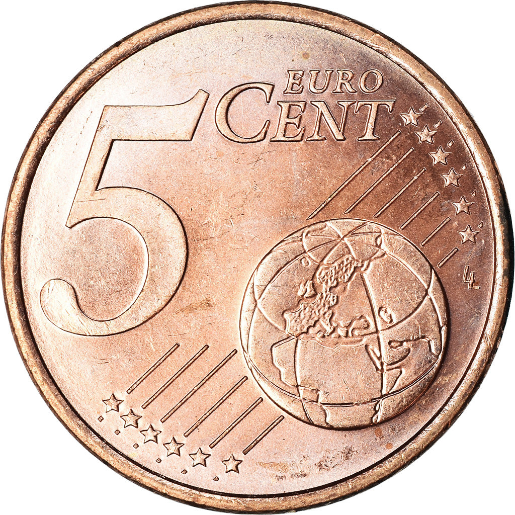 Monaco, 5 Euro Cent, 2001, AU(55-58), Copper Plated Steel, KM:169