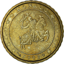 Monaco, 10 Euro Cent, 2002, SPL-, Ottone, KM:170