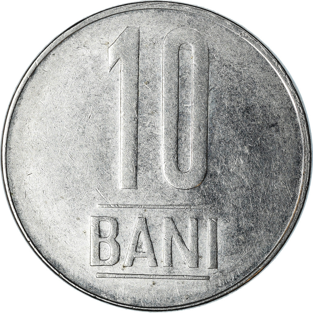 Moeda, Roménia, 10 Bani, 2006, Bucharest, EF(40-45), Aço Niquelado, KM:191