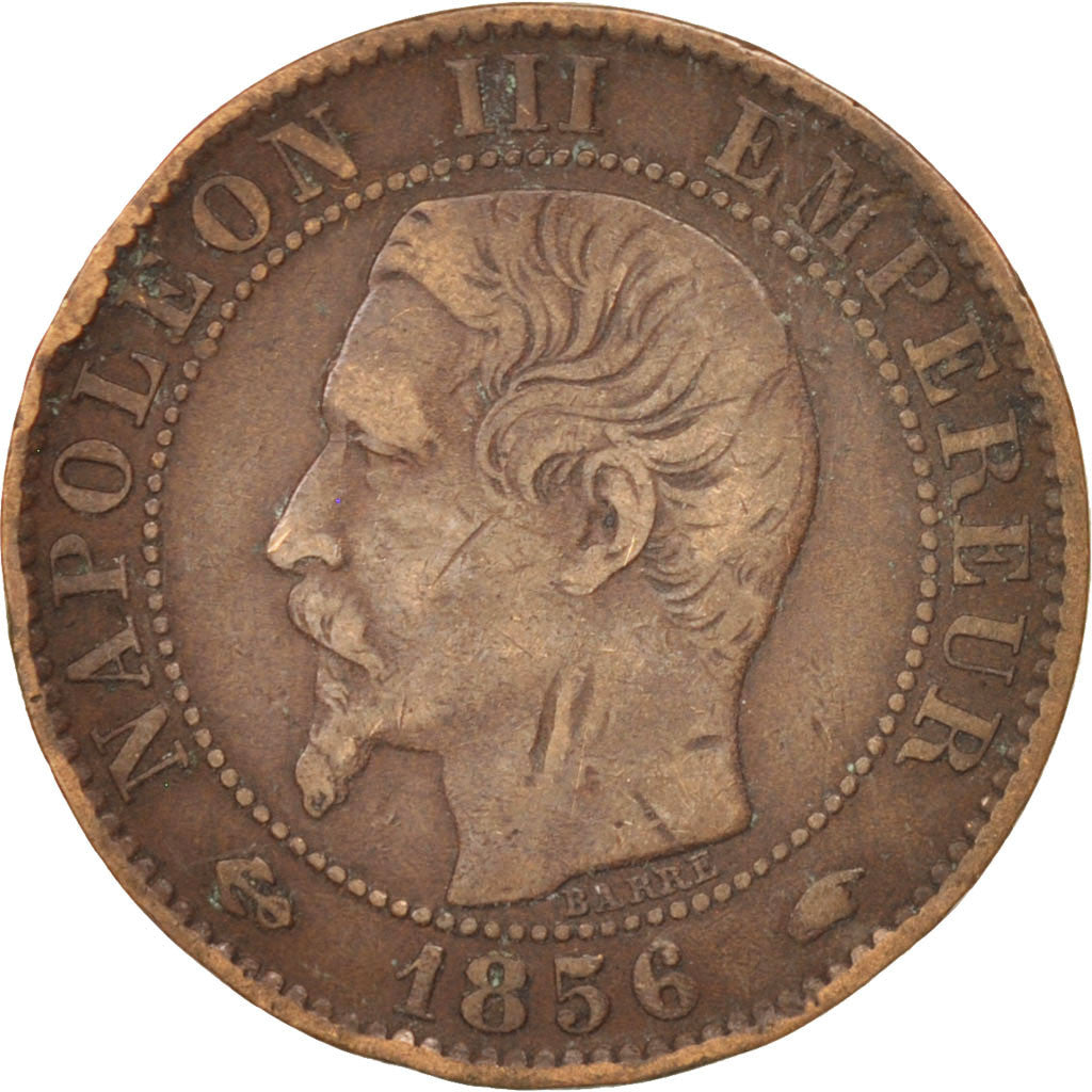 Coin, France, Napoleon III, Napoléon III, 5 Centimes, 1856, Paris, VF(20-25)