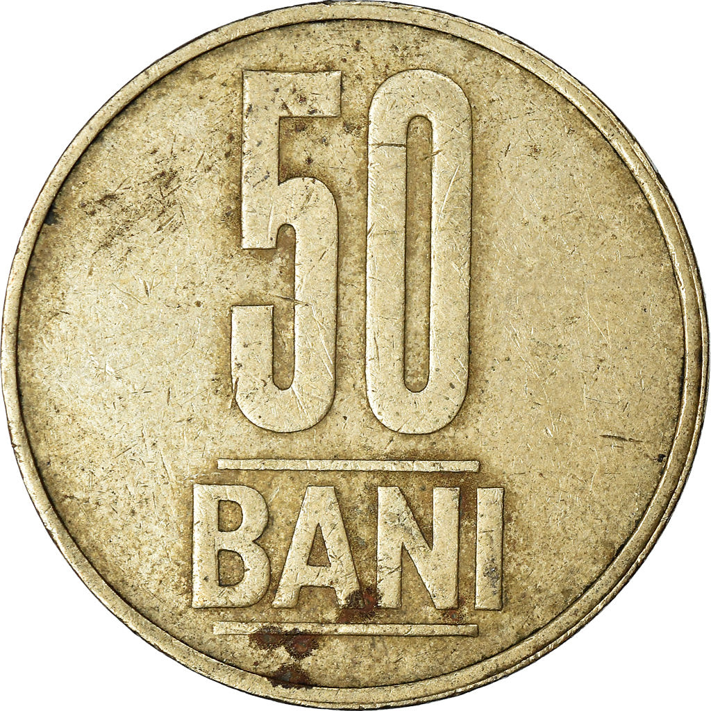 Münze, Rumänien, 50 Bani, 2006, Bucharest, SS, Nickel-brass, KM:192