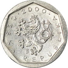 Moeda, República Checa, 20 Haleru, 2000, Jablonec nad Nisou, EF(40-45)