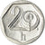 Coin, Czech Republic, 20 Haleru, 2001, Jablonec nad Nisou, EF(40-45), Aluminum