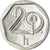 Moneda, República Checa, 20 Haleru, 2001, Jablonec nad Nisou, MBC, Aluminio