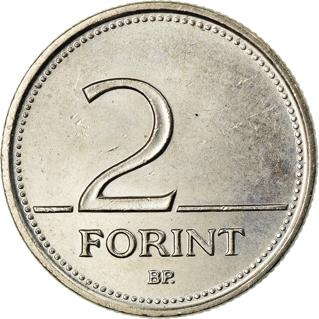 Moneta, Węgry, 2 Forint, 1999, EF(40-45), Miedź-Nikiel, KM:693