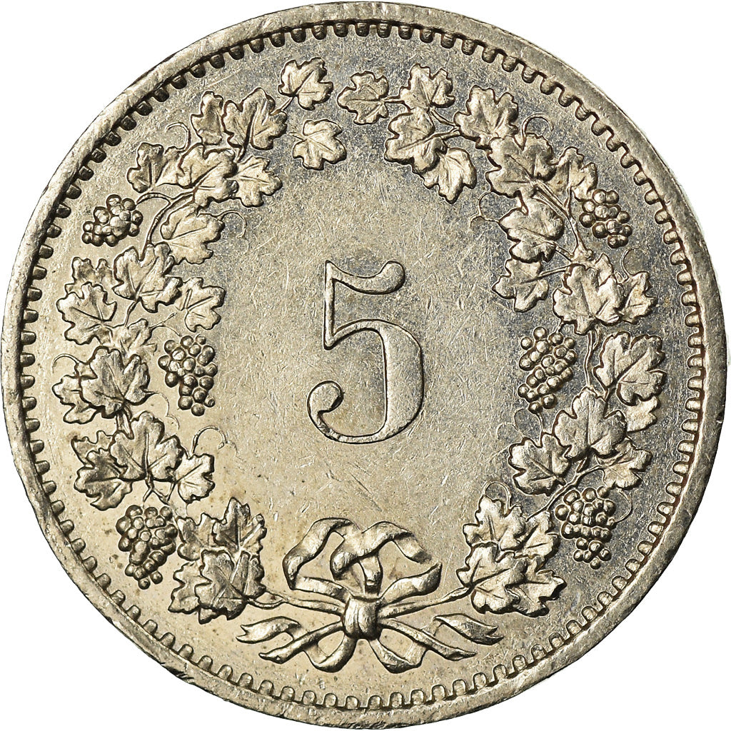 Monnaie, Suisse, 5 Rappen, 1975, Bern, TTB, Copper-nickel, KM:26