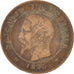 Second Empire, 2 Centimes Napoléon III tête nue, 1855 A, KM 776.1