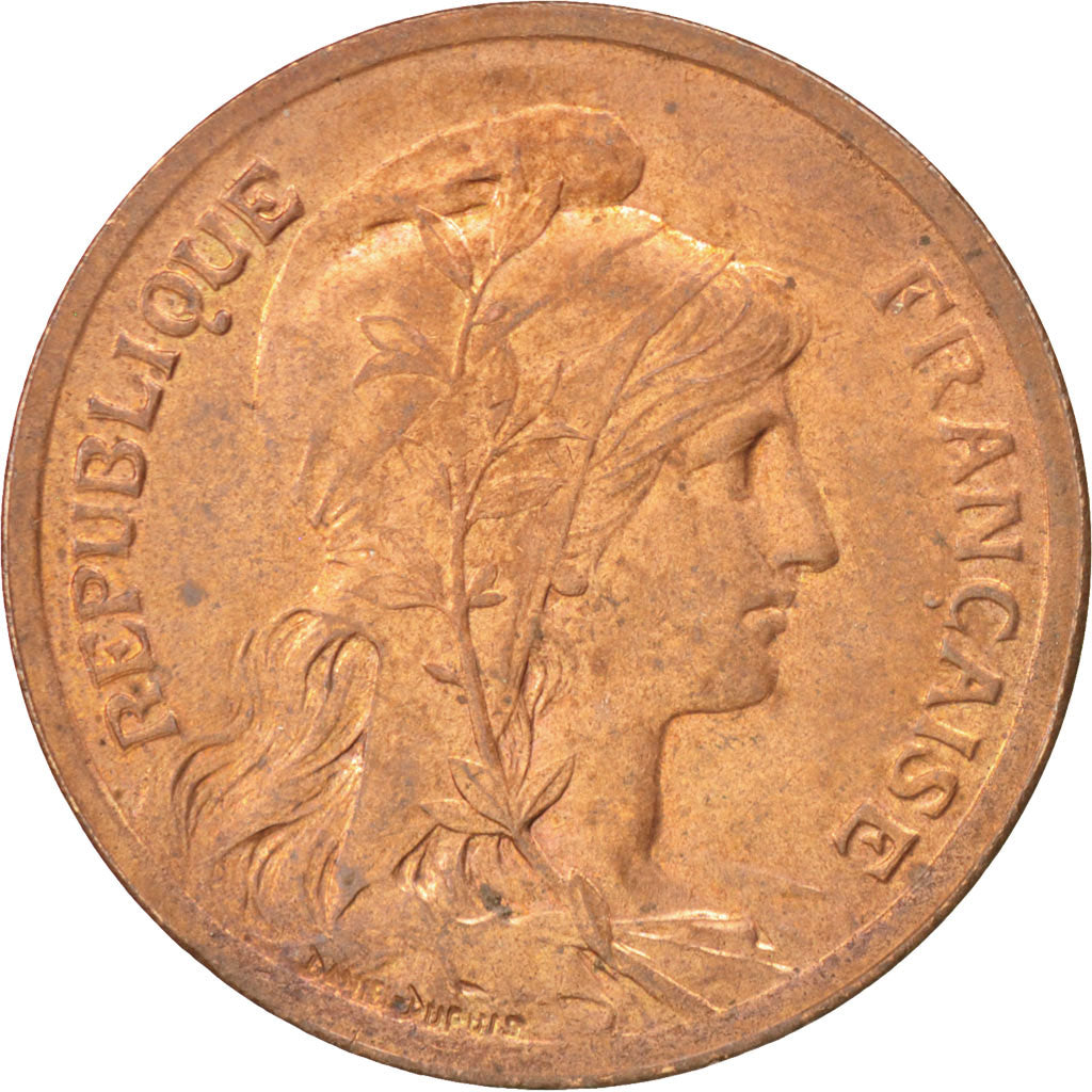 Monnaie, France, Dupuis, 10 Centimes, 1917, SUP, Bronze, KM:843, Gadoury:277