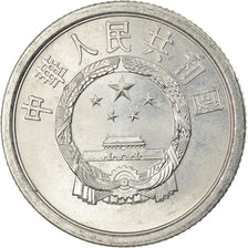 Coin, CHINA, PEOPLE'S REPUBLIC, 2 Fen, 1964, AU(55-58), Aluminum, KM:2