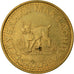 Coin, Macedonia, 5 Denari, 2001, EF(40-45), Brass, KM:4