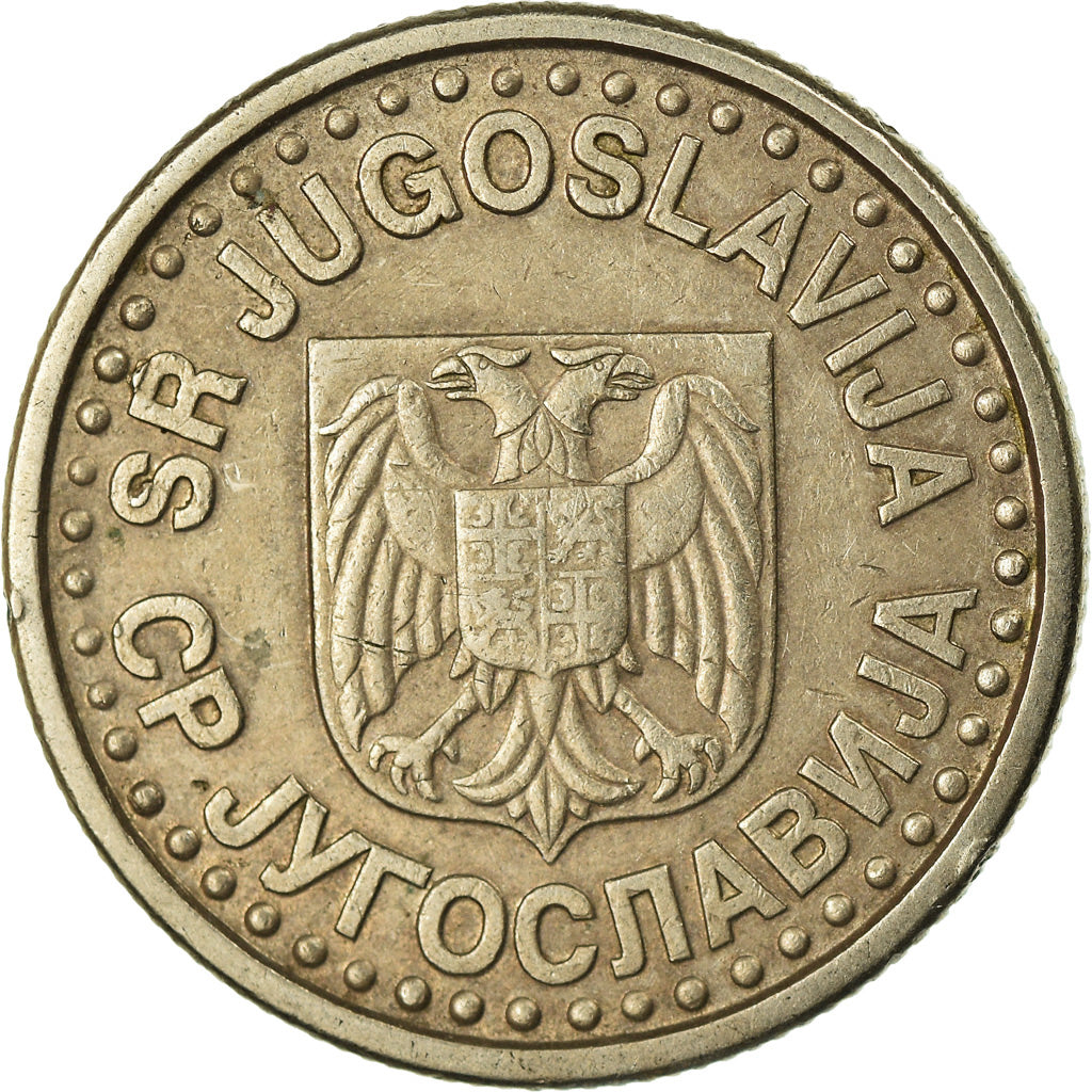 Moeda, Jugoslávia, Novi Dinar, 1999, EF(40-45), Cobre-Níquel-Zinco, KM:168