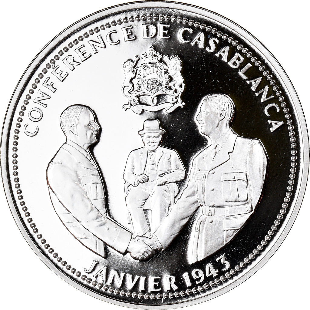 France, Medal, Seconde Guerre Mondiale, Conférence de Casablanca, Politics