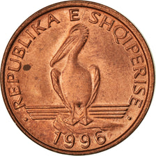 Coin, Albania, Lek, 1996, AU(55-58), Bronze, KM:75
