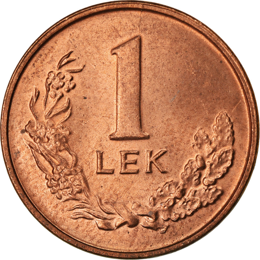 Coin, Albania, Lek, 1996, AU(55-58), Bronze, KM:75