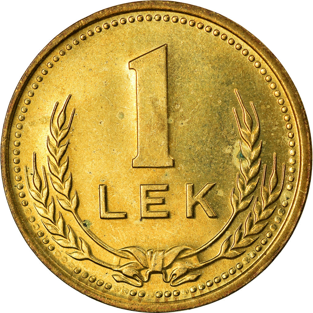 Munten, Albanië, Lek, 1988, PR, Aluminum-Bronze, KM:66