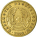 Coin, Kazakhstan, 5 Tenge, 2002, EF(40-45), Nickel-brass, KM:24