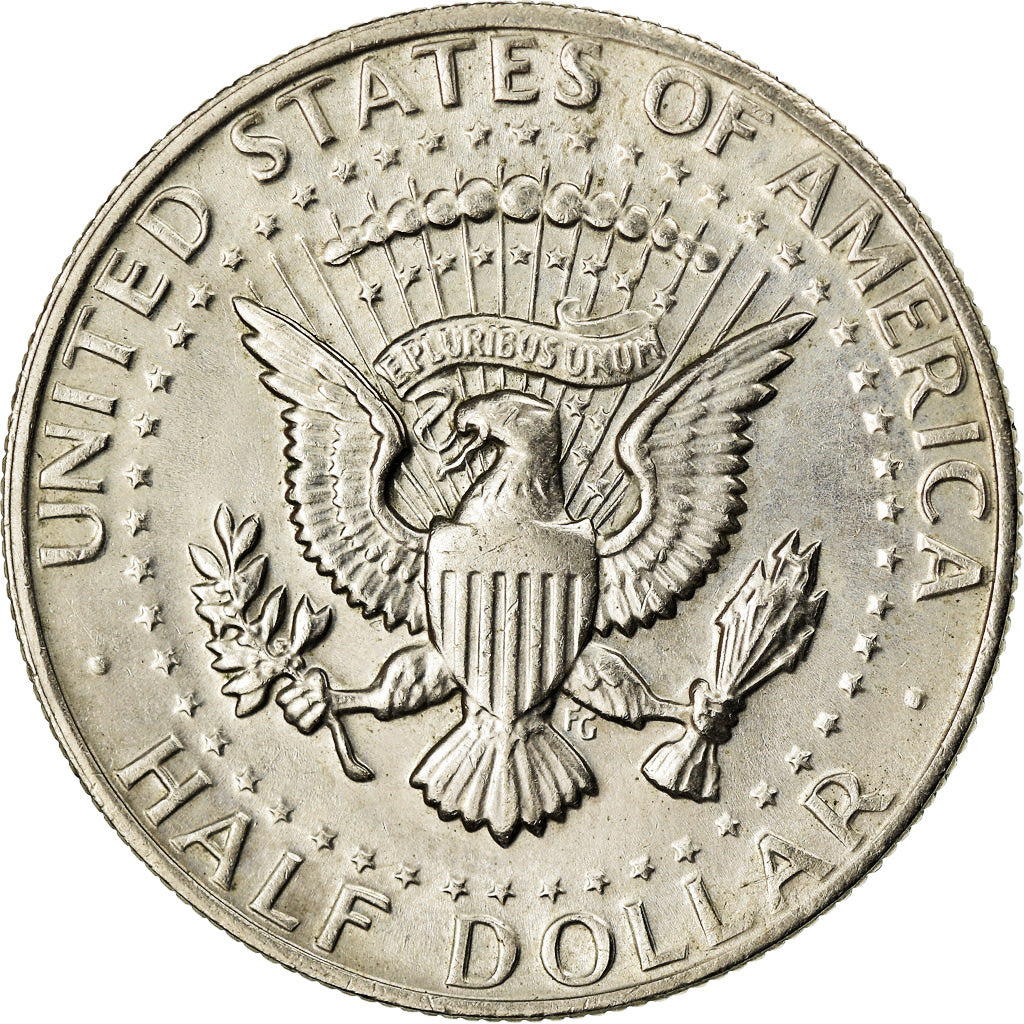 Coin, United States, Kennedy Half Dollar, Half Dollar, 1972, U.S. Mint