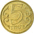 Moneda, Kazajistán, 5 Tenge, 2004, MBC, Níquel - latón, KM:24