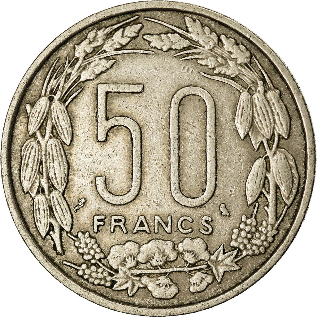 Coin, EQUATORIAL AFRICAN STATES, 50 Francs, 1963, Paris, EF(40-45)